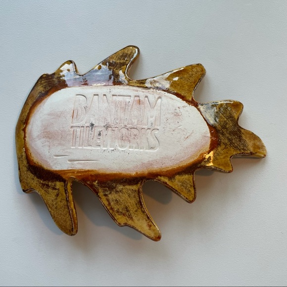 Bantam Tileworks Handmade Ceramic Autumn Leaf - Picture 2 of 3